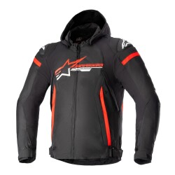 Alpinestars Zaca Korumalı Motosiklet Montu Siyah / Kırmızı 