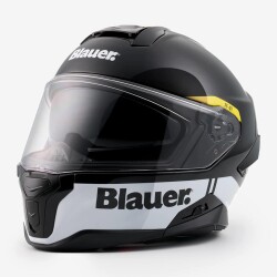 Blauer FF01 Fiber Kapalı Motosiklet Kaskı Siyah - 1