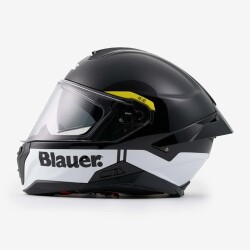 Blauer FF01 Fiber Kapalı Motosiklet Kaskı Siyah - 2