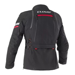 Clover GTS-5 Korumalı Kadın Motosiklet Montu Siyah - 2