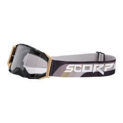 Scorpion Goggle Kross Gözlüğü E24 Siyah / Altın 